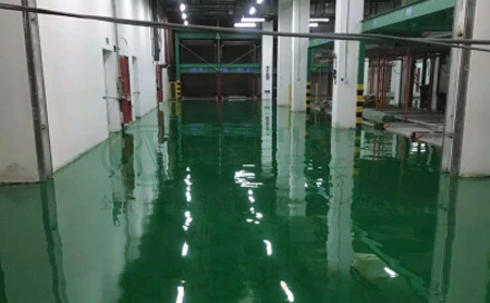 11月白碱滩白碱滩环氧地坪施工高峰来袭，梦得来化工多项目同步推进保交付